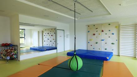 Raum für Sport und Bewegung: Im neuen Hort Am Nuthepark können Kinder sich austoben.