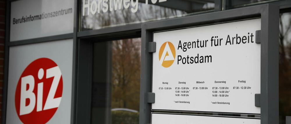 Die Potsdamer Arbeitsagentur hat schon bessere Zeiten erlebt - aber auch viel schlechtere.