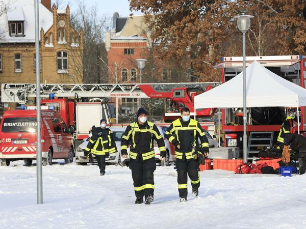 Für die Feuerwehr war es die erste solche Übung unter realen Bedingungen seit rund sechs Jahren.
