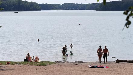 Gerade an heißen Tagen zieht es immer mehr Badegäste an den Sacrower See. 