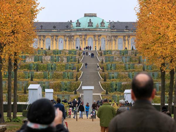 Schloss Sanssouci in Potsdam.