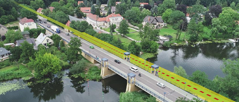 Besonders der Grund an den geplanten Brücken in Neu Fahrland muss erkundet werden.