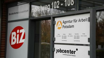 Die Potsdamer Arbeitsagentur im Horstweg.