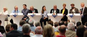 Neun Kandidaten, neun Parteien waren beim PNN-Talk zur Kommunalwahl in der IHK Potsdam vertreten.