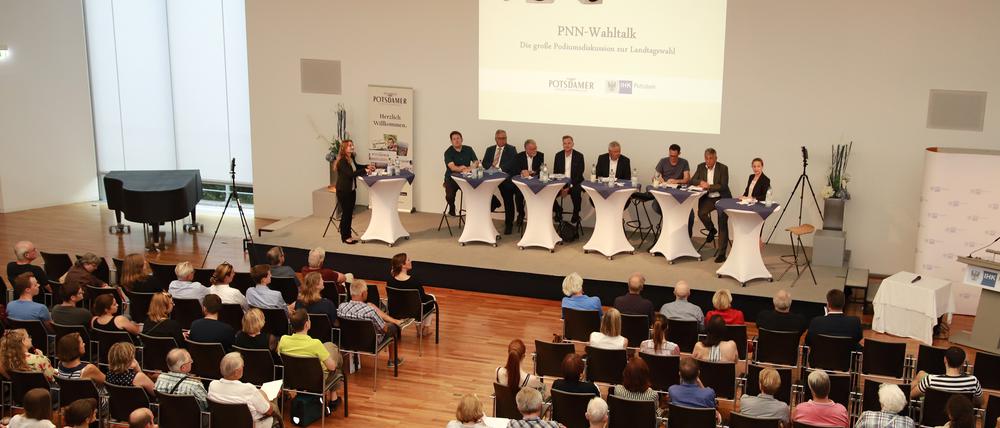 PNN-Wahltalk zur Landtagswahl 2019 in der IHK Potsdam