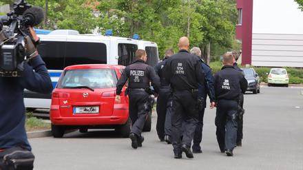 Die Polizei suchte nach dem Mädchen in der Gartenstadt Drewitz.