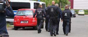 Die Polizei suchte nach dem Mädchen in der Gartenstadt Drewitz.