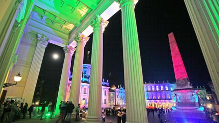 Am 18. Januar findet wieder das Festival "Unterwegs im Licht" statt. Etliche Gebäude werden illuminiert.
