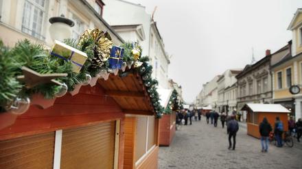 Am Montag wird der Weihnachtsmarkt in der Brandenburger Straße eröffnet.