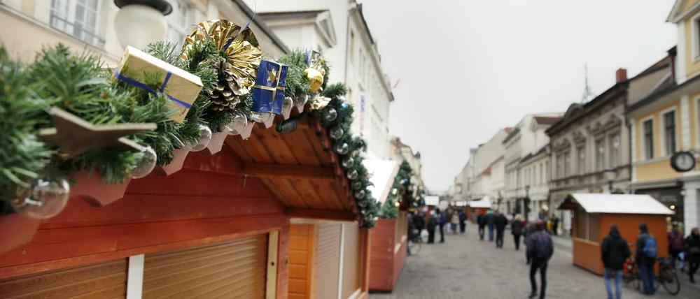 Am Montag wird der Weihnachtsmarkt in der Brandenburger Straße eröffnet.