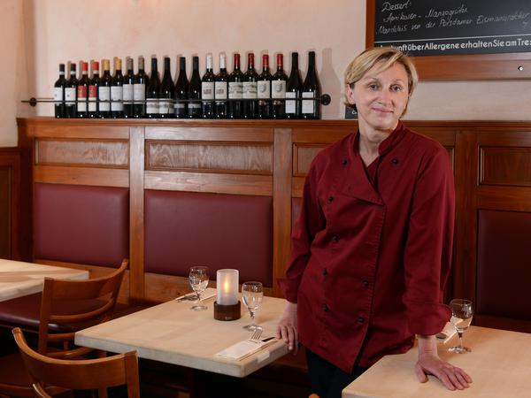 Hat mit Potsdamer Kollegen ein Valentsintag-Menü zur Abholung im Angebot: Die Chefin des Lewy Wein Bistros Lesya Richter. 