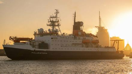 Vor einer Woche war die "Polarstern" aus der Arktis nach Bremerhaven zurückgekehrt. 