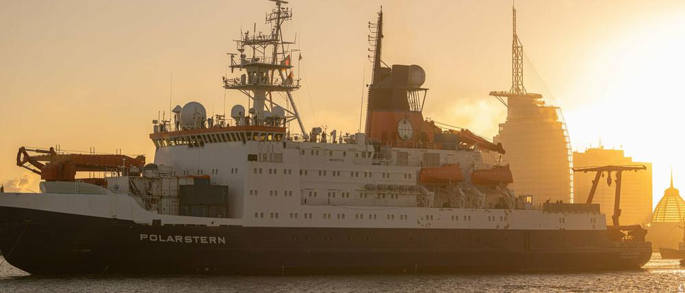 Vor einer Woche war die "Polarstern" aus der Arktis nach Bremerhaven zurückgekehrt. 