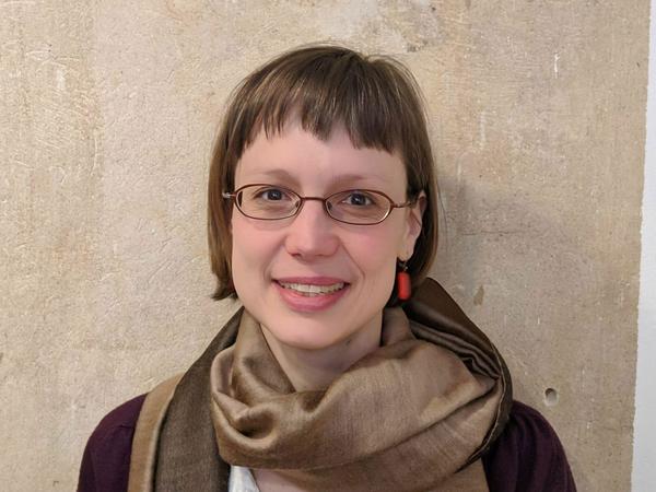 Sabina Meier Zur, Organisatorin des Projekts Schulhausroman in Brandenburg.
