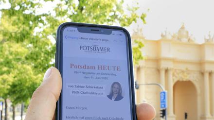 Der PNNNewsletter "Potsdam HEUTE" - dieses Mal von Sabine Schicketanz.