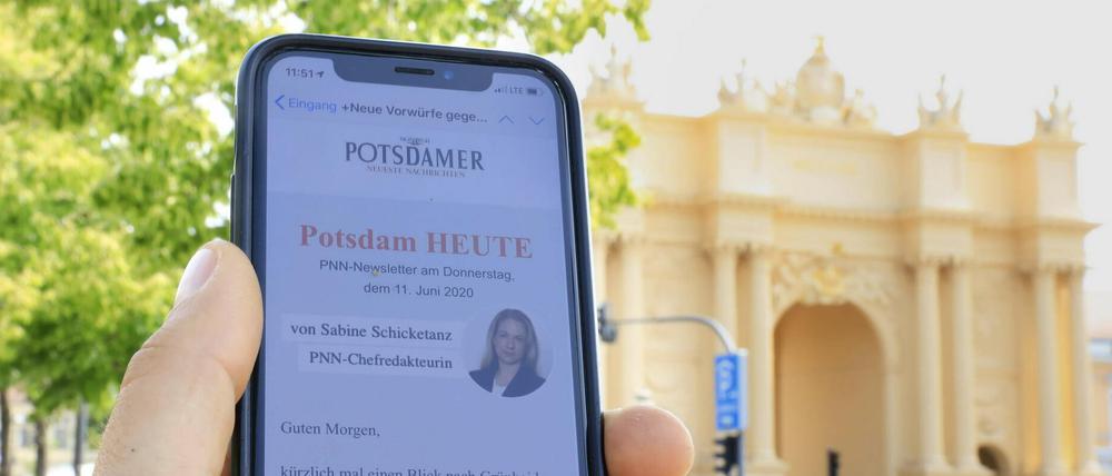 Der PNNNewsletter "Potsdam HEUTE" - dieses Mal von Sabine Schicketanz.
