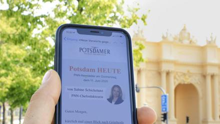 Der PNNNewsletter "Potsdam HEUTE" - dieses Mal von Sabine Schicketanz