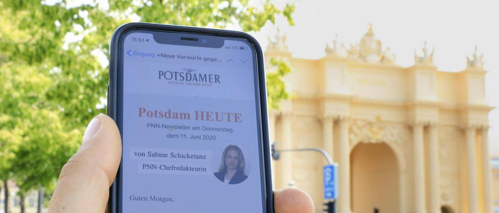 Der PNNNewsletter "Potsdam HEUTE" - dieses Mal von Sabine Schicketanz