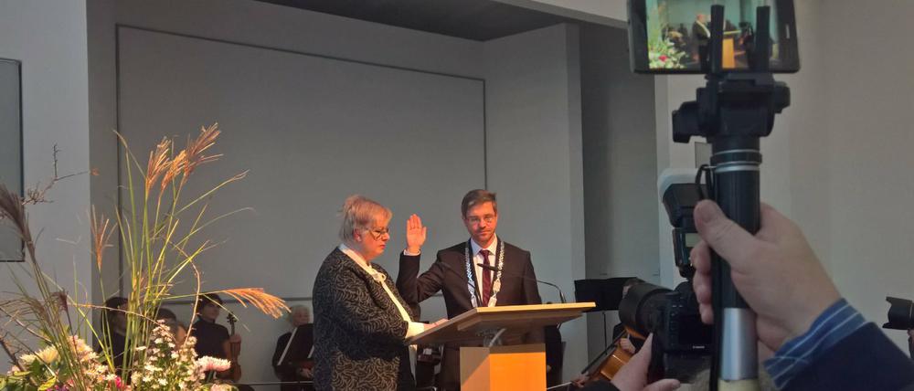 Potsdams neuer Oberbürgermeister ist nun offiziell Mike Schubert (SPD).