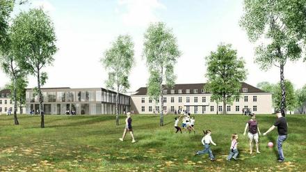 Die geplante Schule in Krampnitz.
