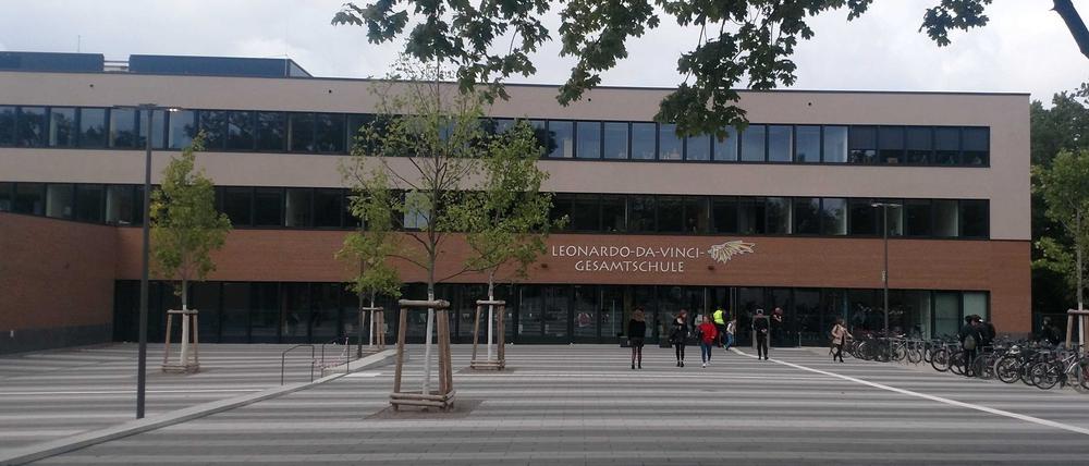 Der Neubau der Leonardo-da-Vinci-Gesamtschule im Bornstedter Feld.