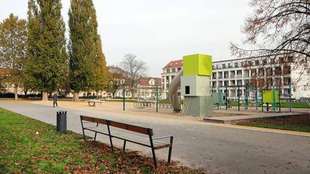 Spiel-und Stadtplatz auf der "Plantage" in Potsdam.