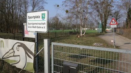 Der Sportplatz am Kuhfortdamm in Golm soll erweitert werden
