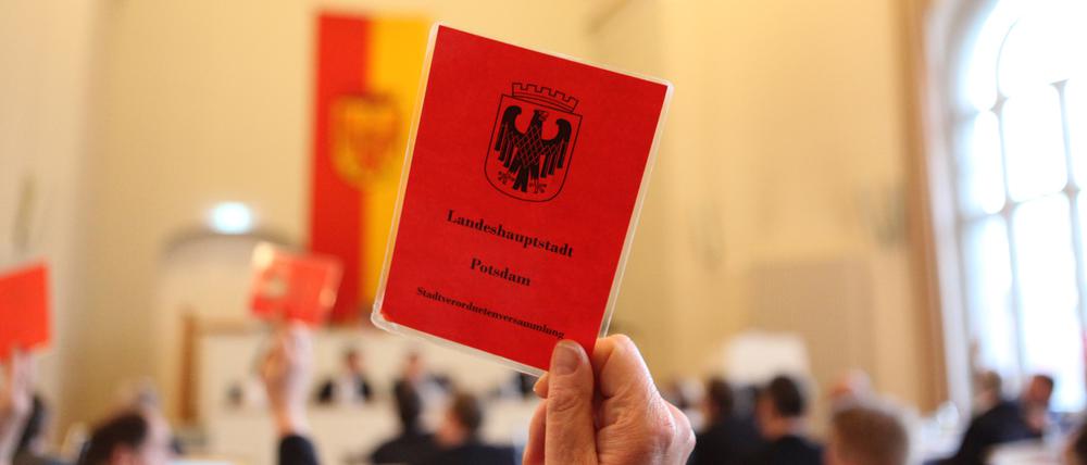 Bei der Abstimmung im Potsdamer Stadtparlament fehlten die AfD-Abgeordneten.