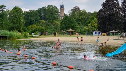 Das Strandbad Babelsberg zog im vergangenen Hitze-Sommer viele Badegäste an.