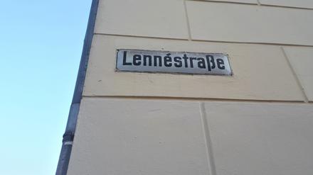 Lennéstraße in Potsdam in der Brandenburger Vorstadt.