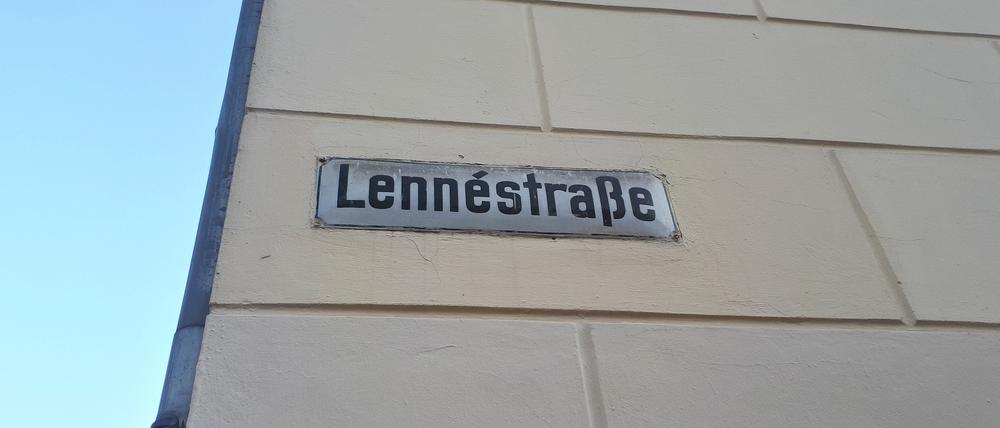 Lennéstraße in Potsdam in der Brandenburger Vorstadt.