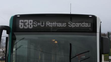 Der Bus der Linie 638 musste am Sonntag Umwege fahren.