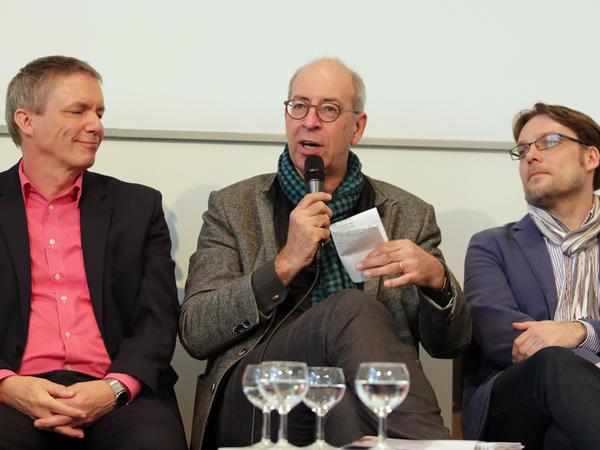 Thomas Drachenberg, Landeskonservator, Martin Sabrow, Direktor des ZZF und Martin Bredenbeck, Rheinischer Verein für Denkmalpflege und Landschaftsschutz (von links).