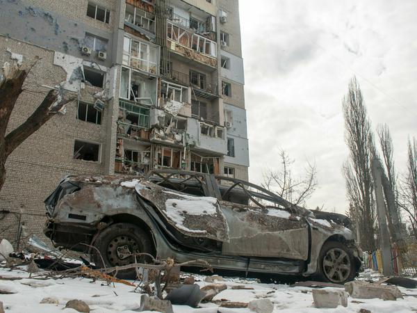 Russische Angriffe sorgten in Charkiw für massive Zerstörungen. 