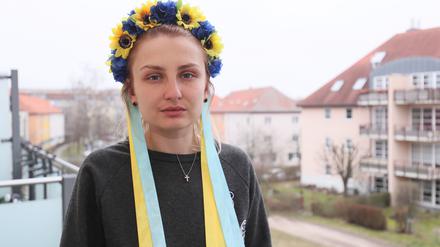 Stefanie Sloboda aus der Ukraine ist seit Dienstag in Potsdam. 
