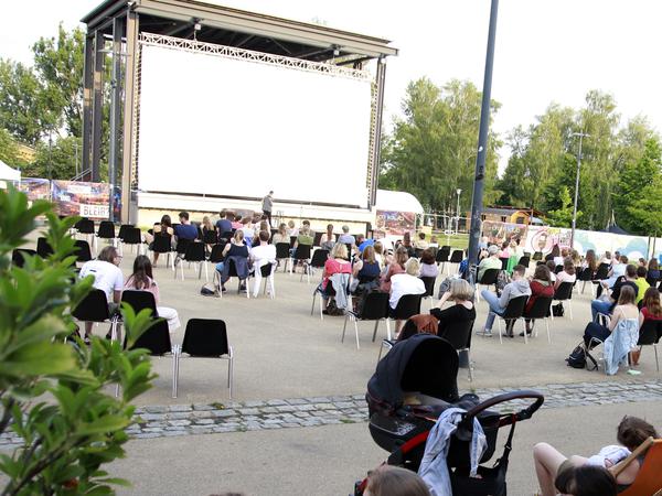 Open Air Kino im Waschhaus Potsdam.