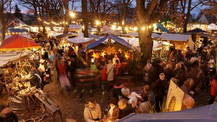 Der Böhmische Weihnachtsmarkt findet erstmals nach zwei Jahren Pause wieder statt. 