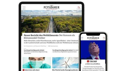 Potsdamer Neueste Nachrichten digital in der App für Smartphone und Tablet.