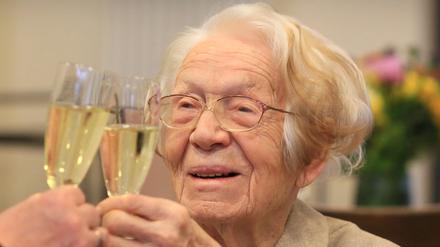 Die zweitälteste Potsdamerin, Else Mehwald, feierte ihren 105. Geburtstag.