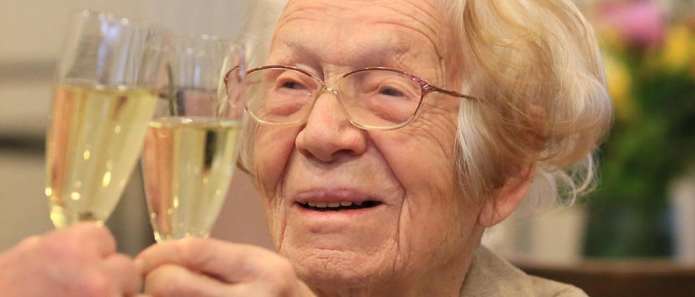 Die zweitälteste Potsdamerin, Else Mehwald, feierte ihren 105. Geburtstag.