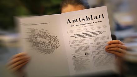 Potsdams SPD-Fraktion will aus dem Amtsblatt ein „Stadtblatt“ machen.