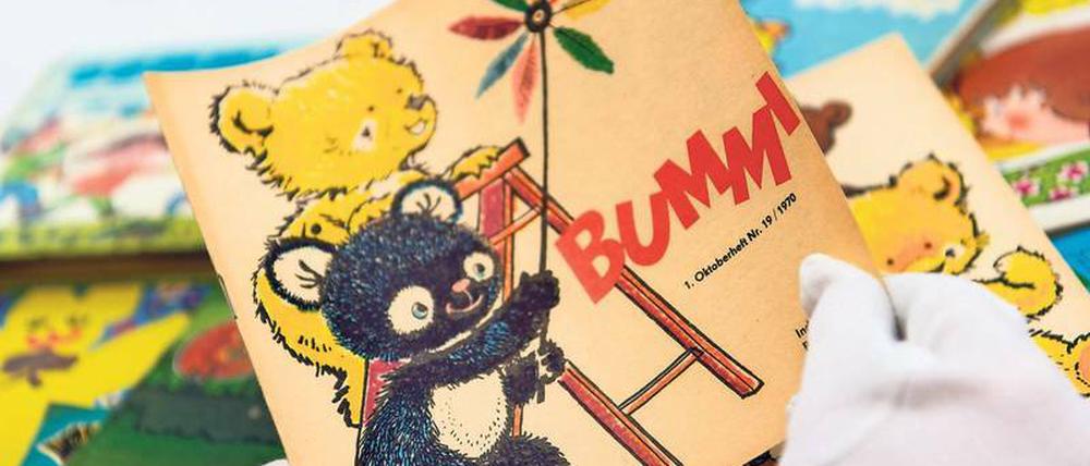 Das "Bummi"-Lied kannte in der DDR jedes Kindergartenkind. Aber auch im Westen hatte die Titelfigur der Kinderzeitschrift Freunde.