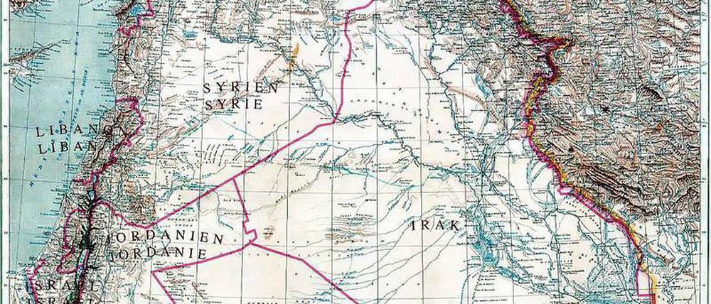 Teile und herrsche. Nördlich der Sykes-Picot-Linie war das Einflussgebiet der Franzosen, südlich das der Briten.
