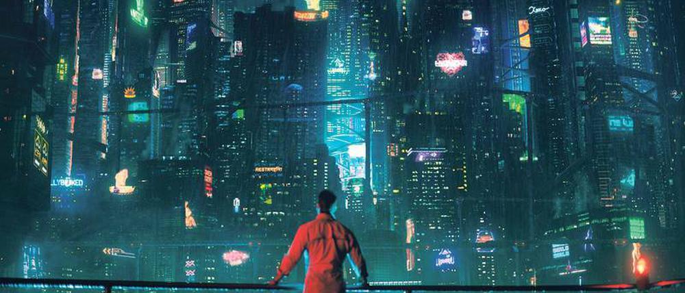 Moloch und Mord: Im Februar startet auf Netflix die Science-Fiction-Serie „Altered Carbon“ (großes Bild), die optisch stark an „Blade Runner“ erinnert.
