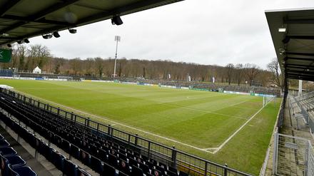 Im Karl-Liebknecht-Stadion in Babelsberg hat Turbine Potsdam das erste Saisonspiel 2020/ 2021 gewonnen.