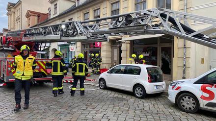 Die Feuerwehr rückte zu einem Einsatz in der Potsdamer Innenstadt aus (Symbolbild).