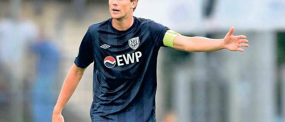 Klare Richtung. Daniel Reiche hat die Rolle als Mannschaftskapitän des SV Babelsberg 03 gern übernommen und ist ein wichtiger Rückhalt für sein Team.