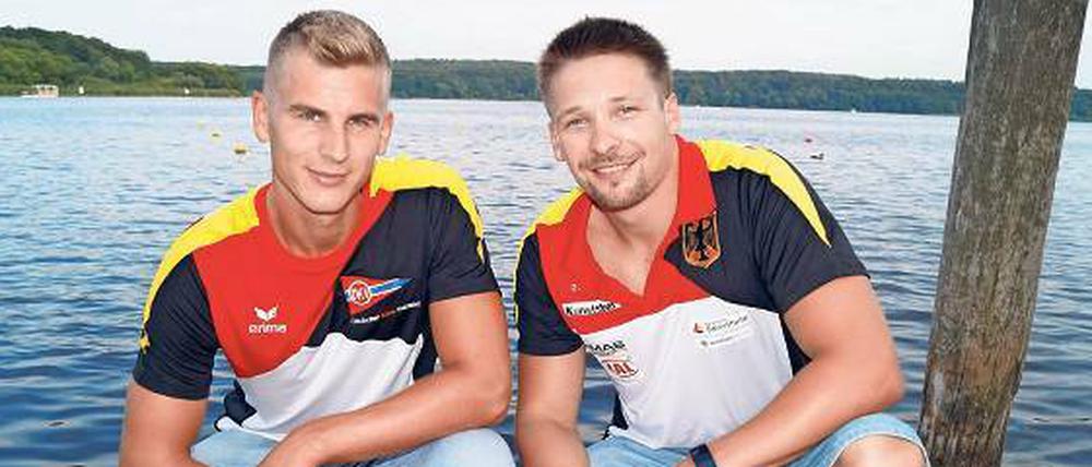 Nachgerückt. Jan Vandrey (l.) und Stefan Kiraj werden Olympioniken.