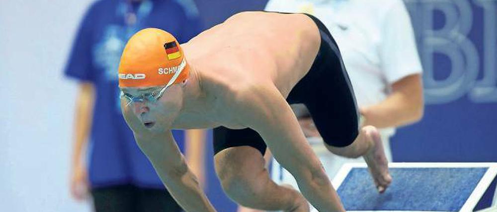 Auf dem Sprung zur zweiten Medaille. 2012 holte Torben Schmidtke bereits Paralympics-Silber über 100 Meter Brust. In Rio geht er nun als Weltjahresbester an den Start.