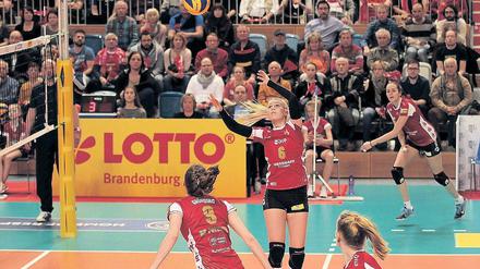 Der Wechsel zeigte Wirkung. Potsdams Zuspielerin Ann-Marie Knauf avancierte zur wertvollsten Spielerin ihrer Mannschaft.